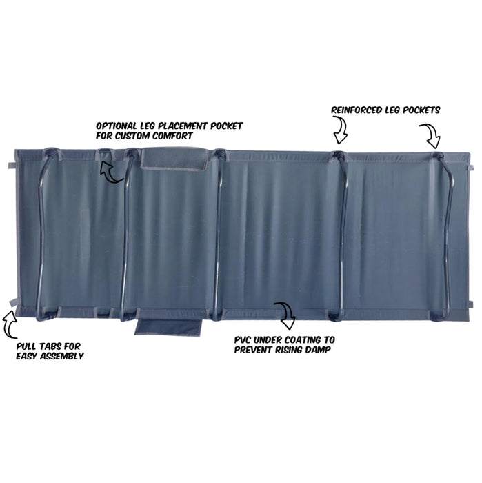 Desert Fox EzSleep Camping Bed Stretcher & Lounger