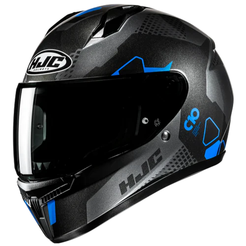 HJC C10 Aspa Full-Face Helmet Blue/Grey — Maxinc