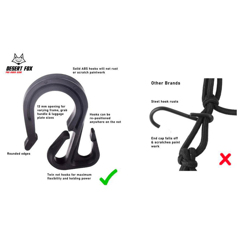 Desert Fox Motorcycle Cargo / Luggage Net