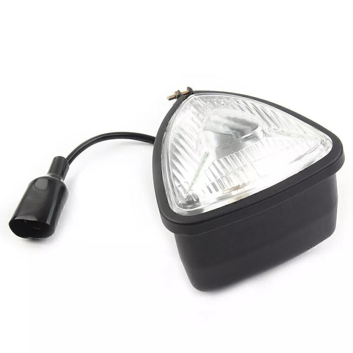 Vintage Triangle Headlight - Clear lens