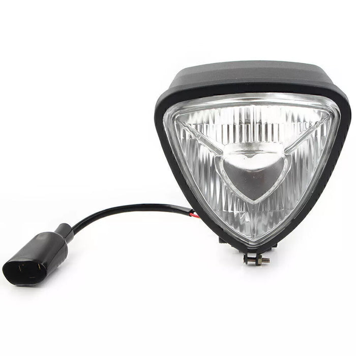 Vintage Triangle Headlight - Clear lens