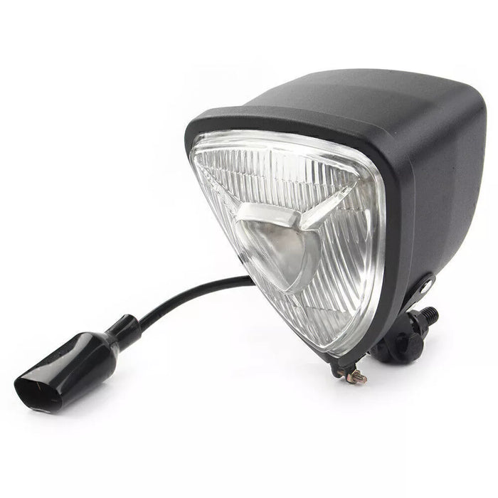 Vintage Triangle Headlight - Clear lens