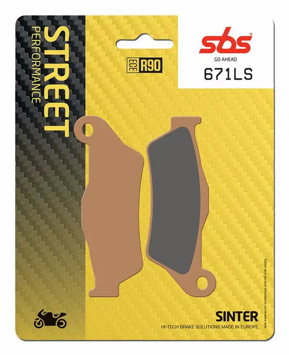 SBS (671LS) FA181 Sinter Rear Brake Pads