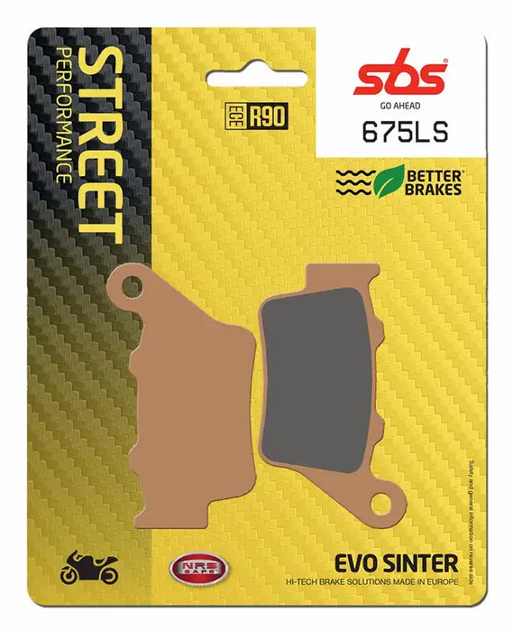 SBS (675LS) FA208 Sinter Rear Brake Pads