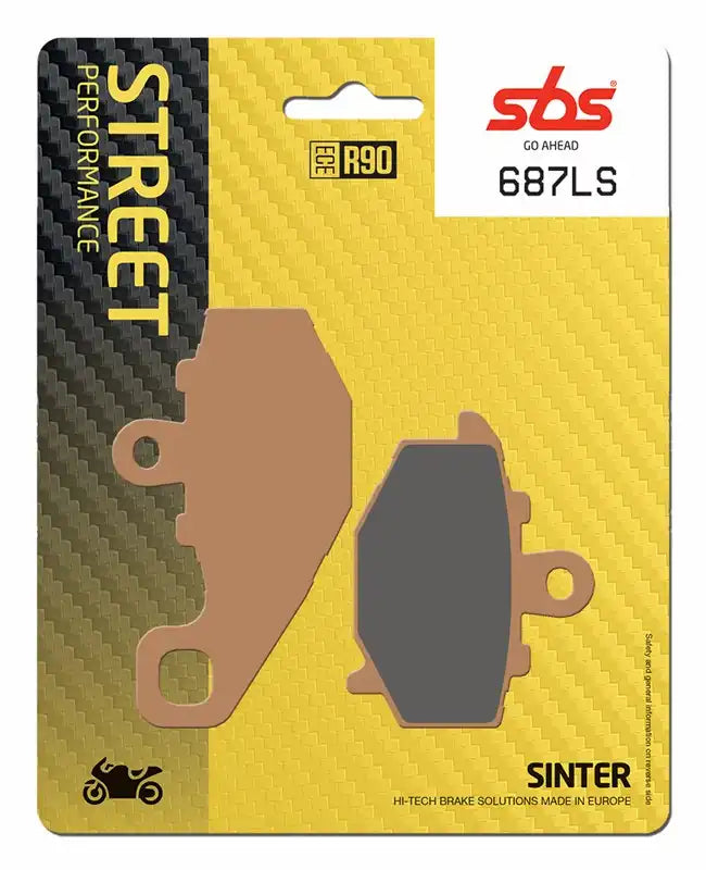 SBS (687LS) FA192 Sinter Rear Brake Pads