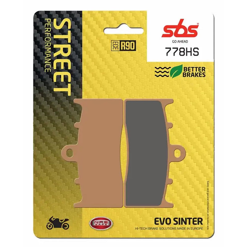 SBS (778HS) Front EVO Sinter Front Brake Pads