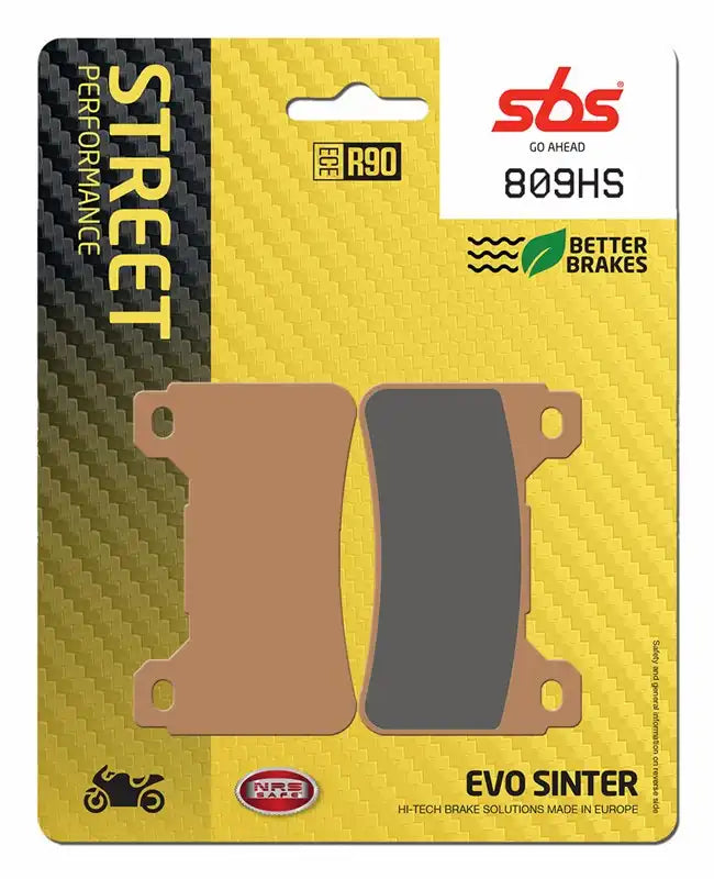 SBS (809HS) FA390 Sinter Front Brake Pads
