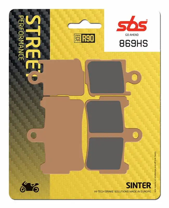 SBS (869HS) FA499/4 EVO Sinter Front Brake Pads