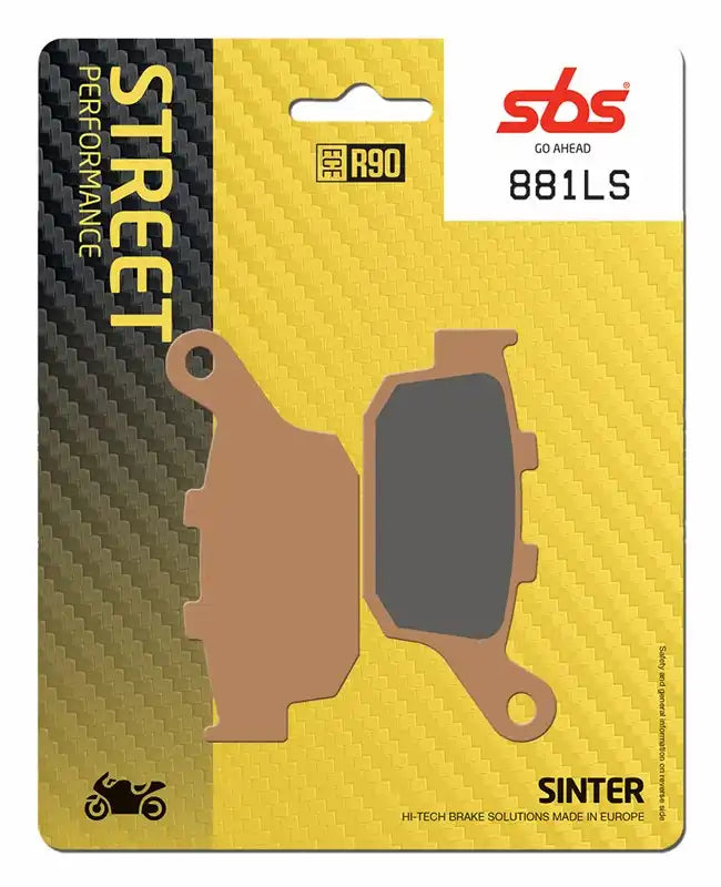 SBS (881LS) FA496 Sinter Rear Brake Pads
