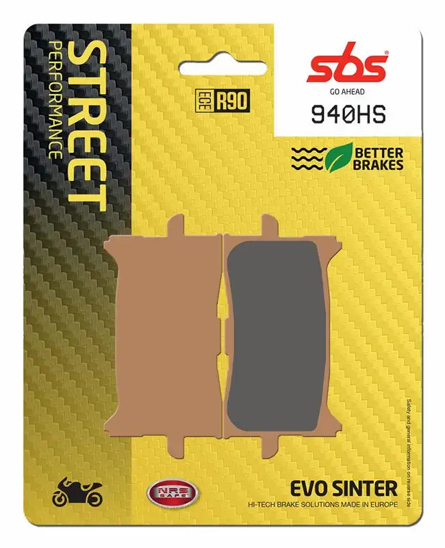 SBS (940HS) FA679 EVO Sinter Front Brake Pads