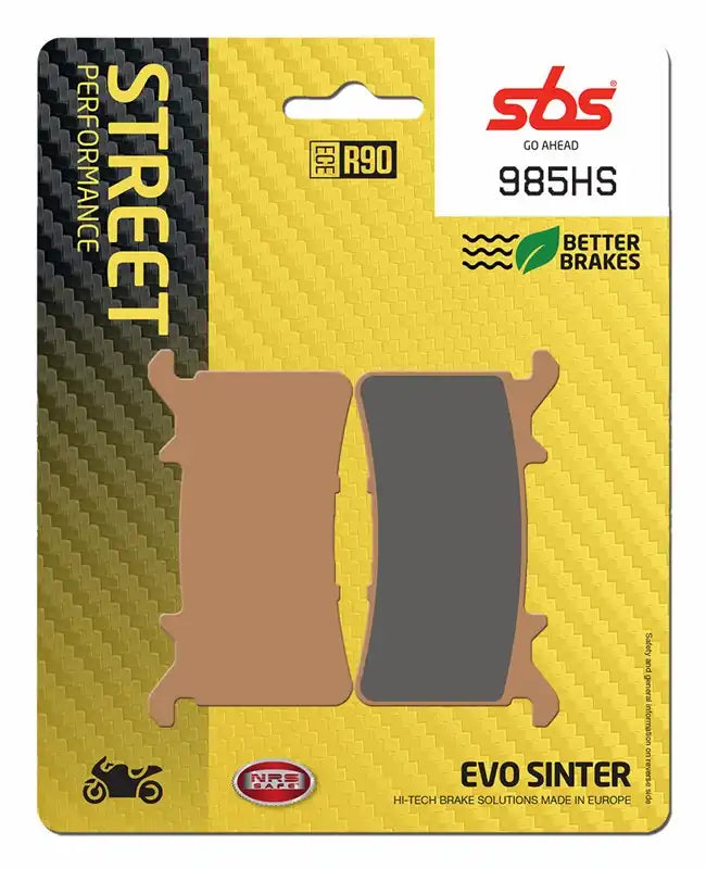 SBS (985HS) FA757 EVO Sinter Front Brake Pads