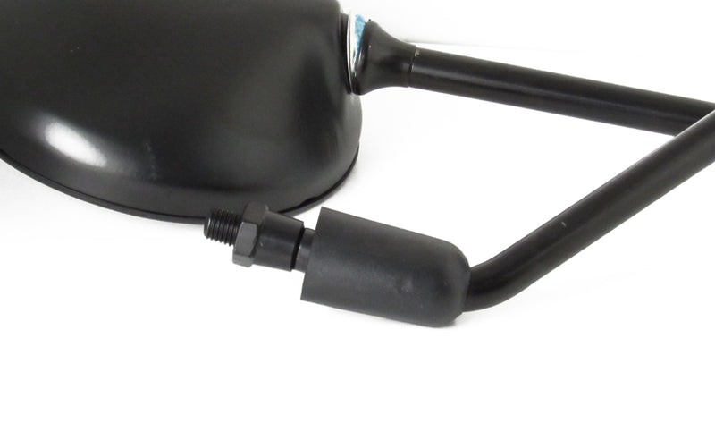 OEM Replacement Mirrors - Round - Black or Chrome