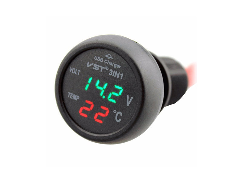 3 in 1 12v Charger with Display