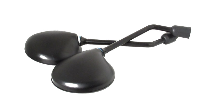 OEM Replacement Mirrors - Round - Black or Chrome