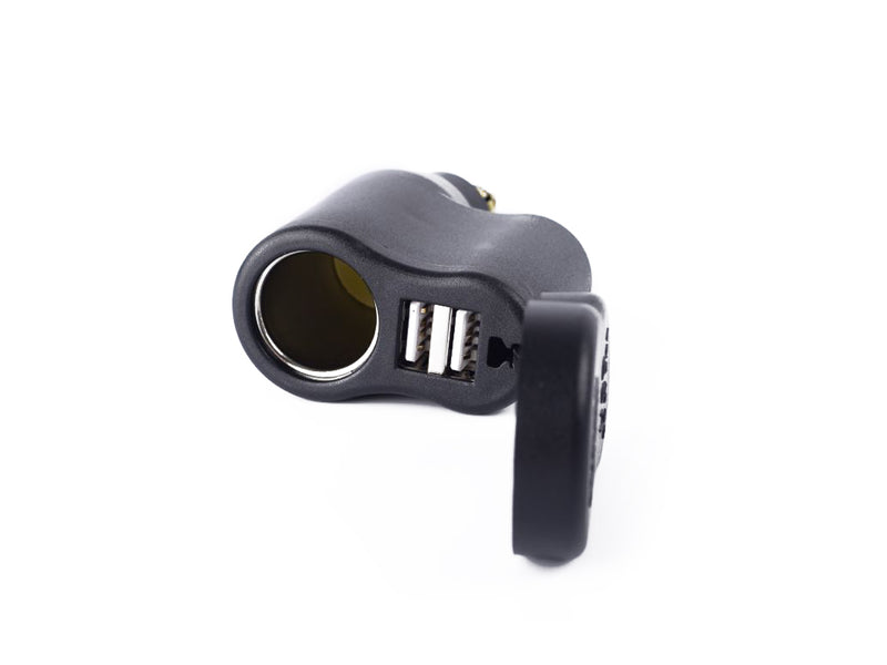 Desert Fox Dual USB & Cigarette Motorcycle power socket