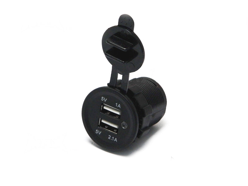 Universal Fairing / Flush Mount Twin USB Power Supply