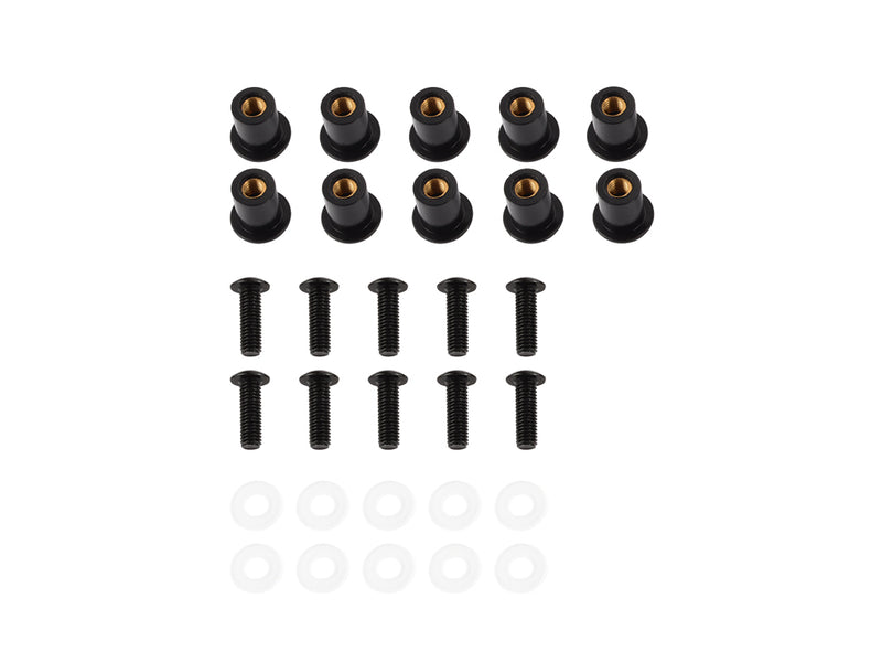 Aluminium M5 Screen Bolts (10 pack)