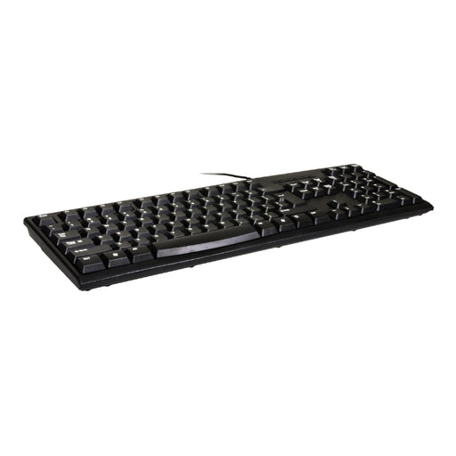 Port Connect Office Budegt Wired Keybaord-Black-1