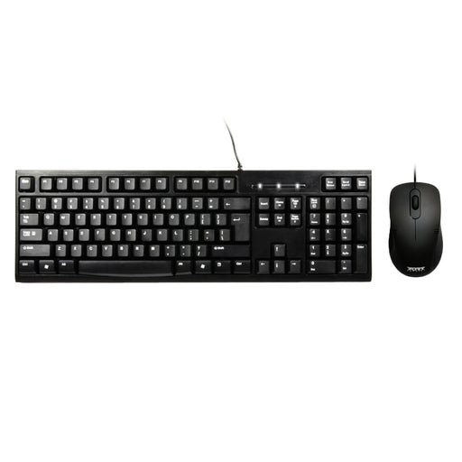 Port Design COMBO Wired Mouse + Keyboard - Black-0