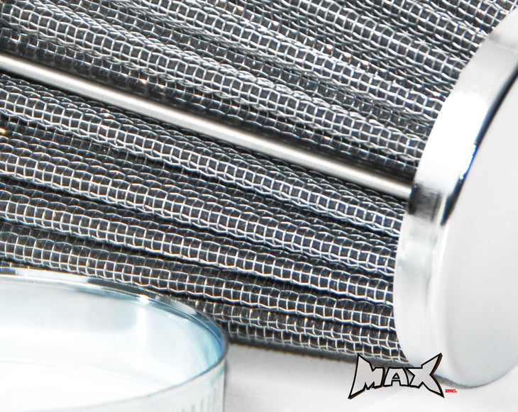 K&N Style Cone Filter - Chrome end cap - 46mm