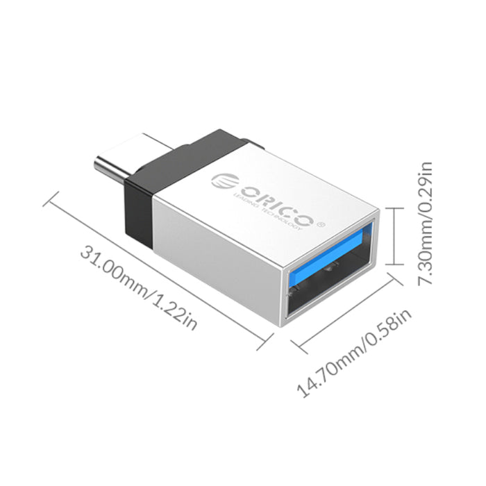 ORICO Type C to USB 3.0 Adaptor - Silver-2