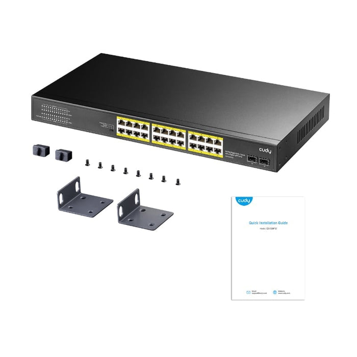 Cudy 24-Port Gigabit PoE+ Unmanaged Switch-3