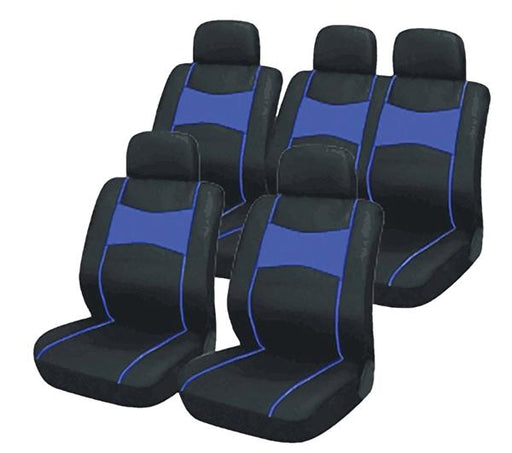 Seat Covers Suv Blue 10 Piece