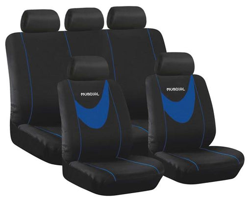 Seat Covers 9 Piece Blue Mamdial