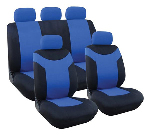 Seat Covers 9 Piece Blue Paladin
