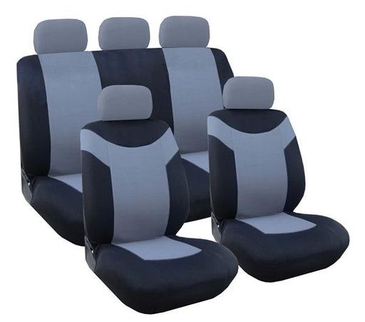 Seat Covers 9 Piece Grey Paladin