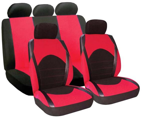 Seat Cover 9Pc Red Dino