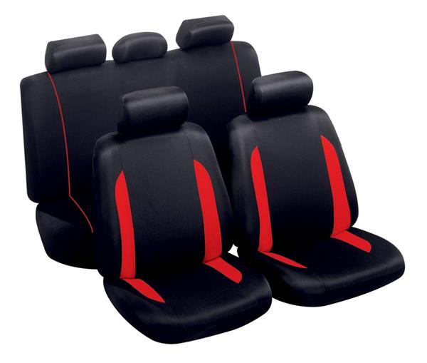 Seat Cover 9Pc Red Spa