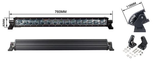 Spot Lamp Bar Led 1Row 760X79X116mm