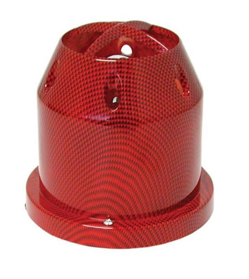 Air Filter With Shield Solid Chr/Red