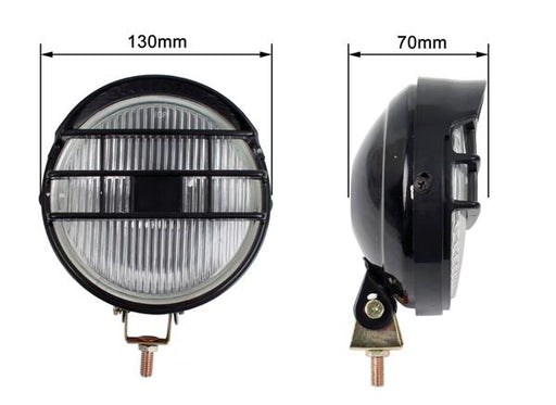 Clear Spotlamp Set 125mm With Grill