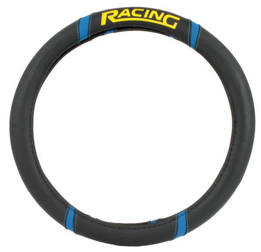 Steering Cover Polyeurathane  Racing Black/Blue