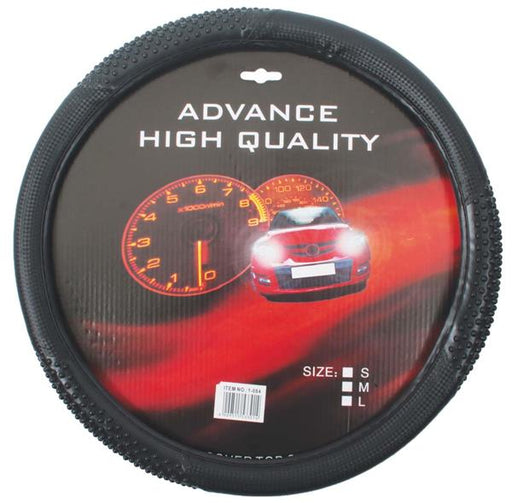 Black Vinyl Steering Wheel  Cover
