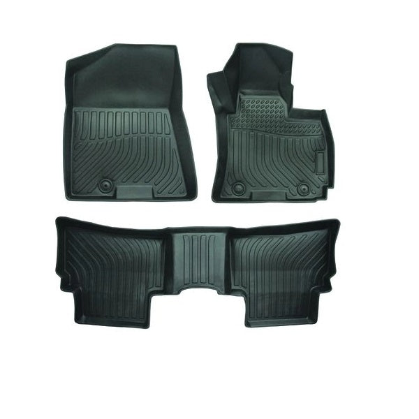 3 Piece Moulded Car Mat Set - Compatible with Hyundai Tucson from 2016 to 2020