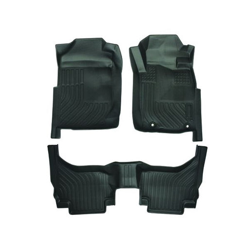 Heavy Duty 3 Piece Moulded Car Mat Set for Mitsubishi Triton from 2015
