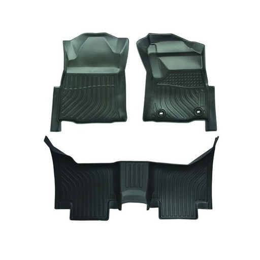 Heavy Duty 3 Piece Moulded Car Mat Set for Manual Toyota Hilux