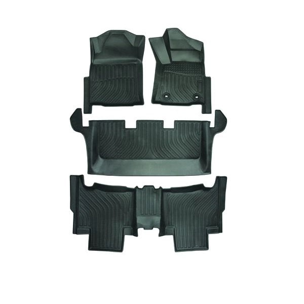 Heavy Duty 4 Piece Moulded Car Mat Set for Fortuner from 2015 to 2020
