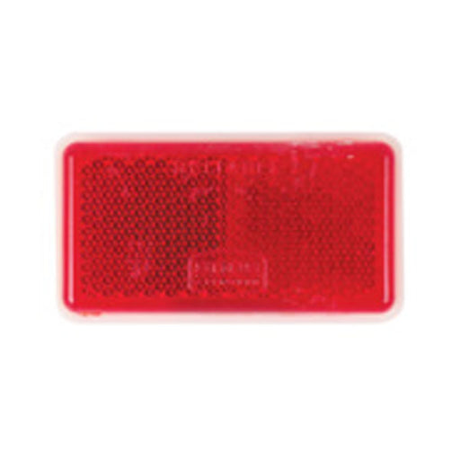 Rectangular Red Reflector Adhesive Tape Fitting 65X35mm
