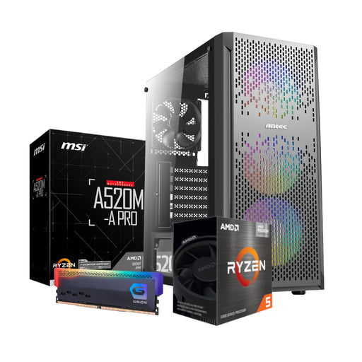 PCBuilder AMD Ryzen 5 5600G DEFENDER Windows 11 Gaming PC-1