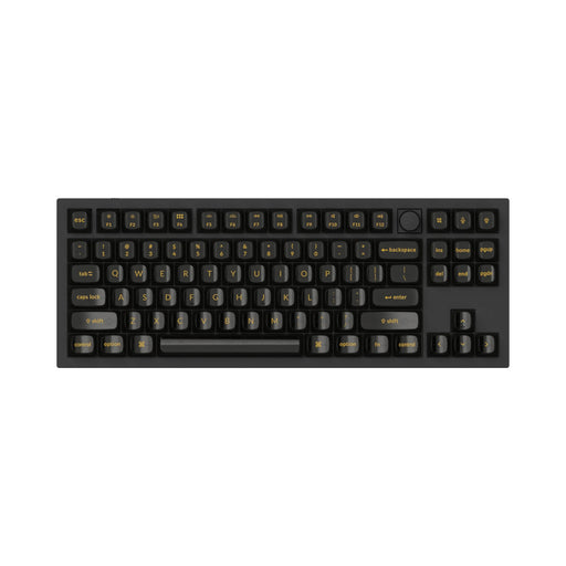 Keychron Q3 80% Brown Switches Aluminium RGB Wired Keyboard - Black-1