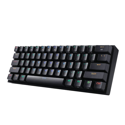 REDRAGON DRACONIC PRO Mechanical 61 Key|Bluetooth 5.0|RGB 9 Colour Modes|Rechargable Battery|Type-C Charging Cable Gaming Keyboard - Black-1