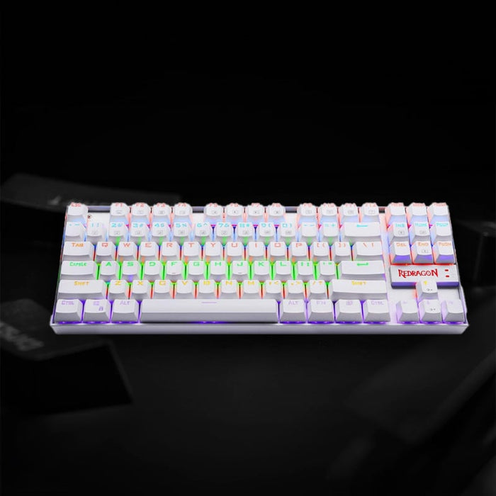 REDRAGON KUMARA Mechanical 87 Key|RGB Backlit Gaming Keyboard - White-5