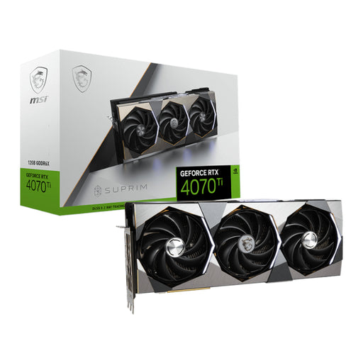 MSI Nvidia GeForce RTX 4070Ti Suprim 12G GDDR6X 256-BIT Graphics Ca-0