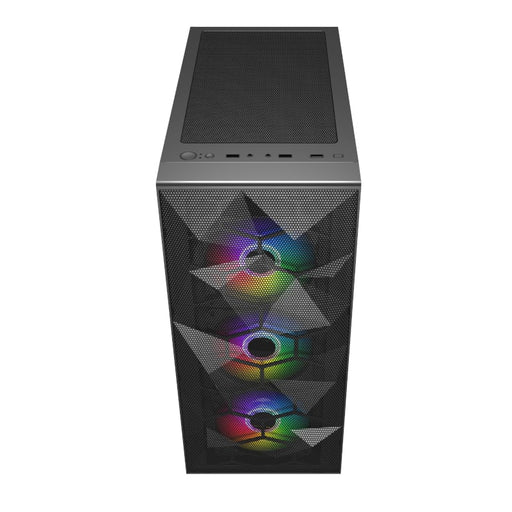 Raidmax V151TBS ATX | Micro-ATX | Mini-ITX RGB Mid-Tower Gaming Chassis - Black-1