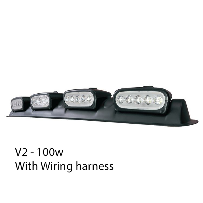 Universal Roof Spotlight 4xLED Lamps 100W