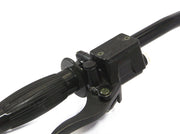 Black CNC Machined Billet Aluminium Threaded Mirror Block Off Plugs - 2 x M10 RH Threads